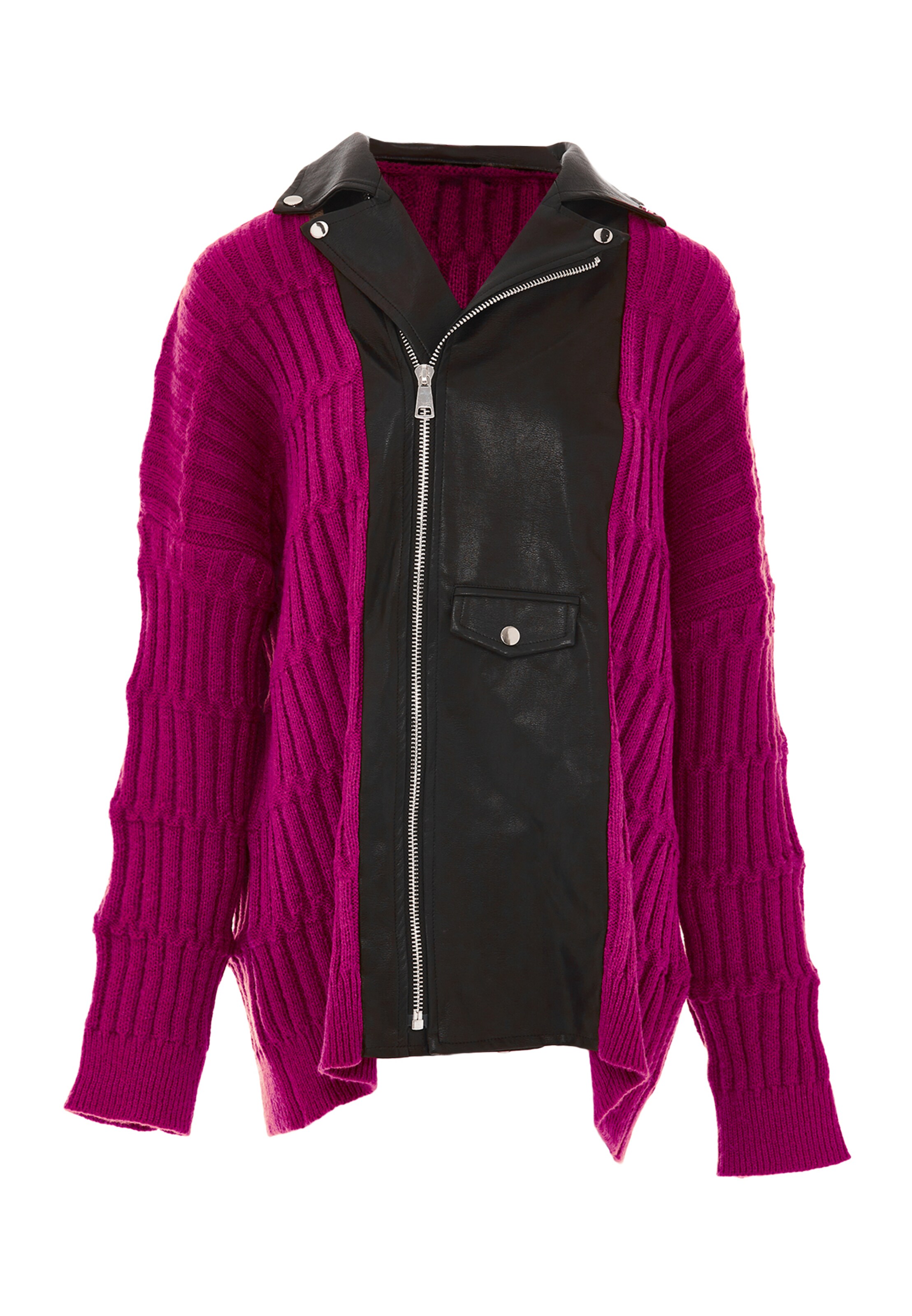 NAEMI Knit cardigan in Pink: front