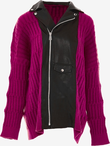 NAEMI Knit cardigan in Pink: front