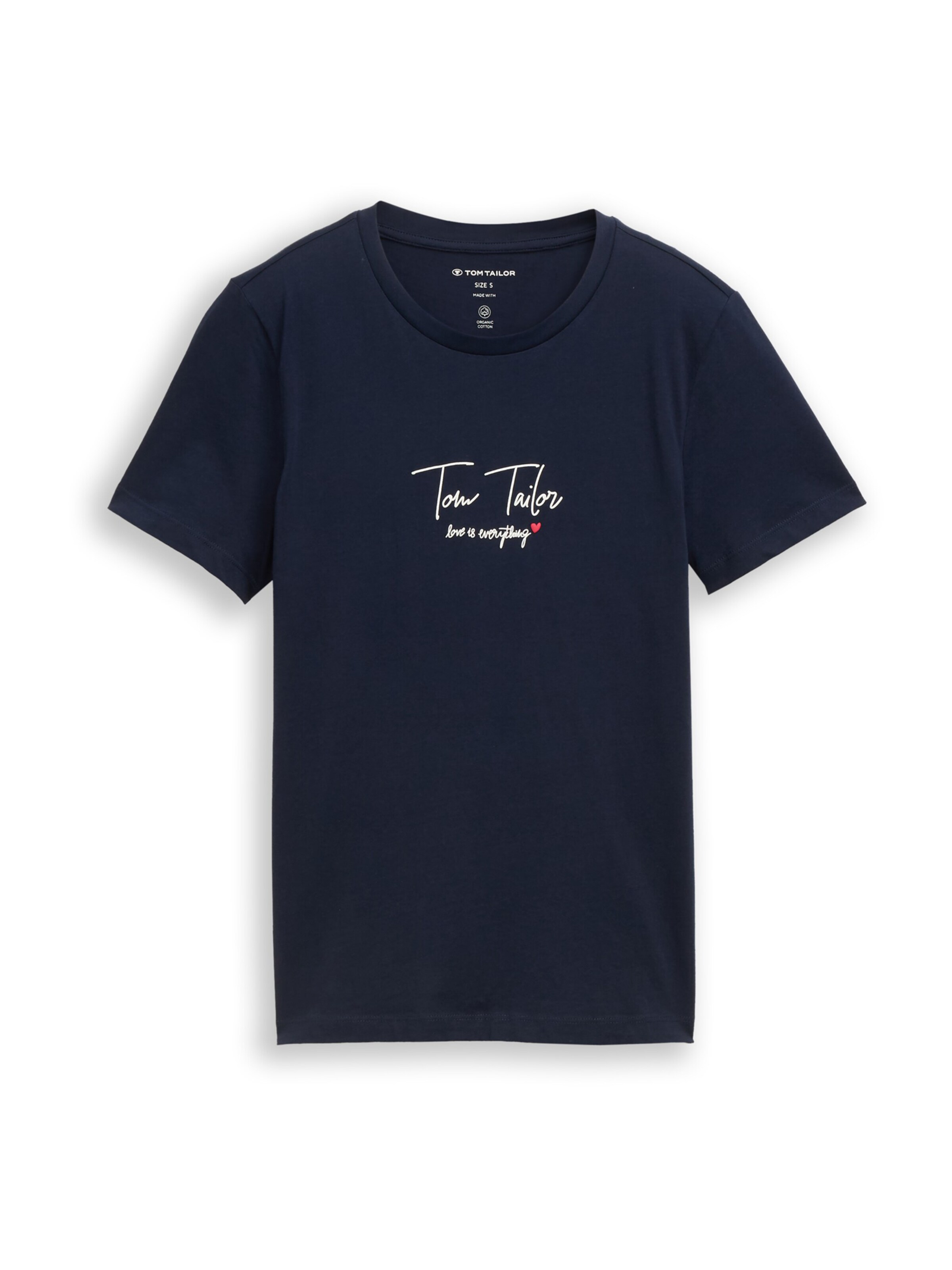 Tricou de la TOM TAILOR pe albastru: față