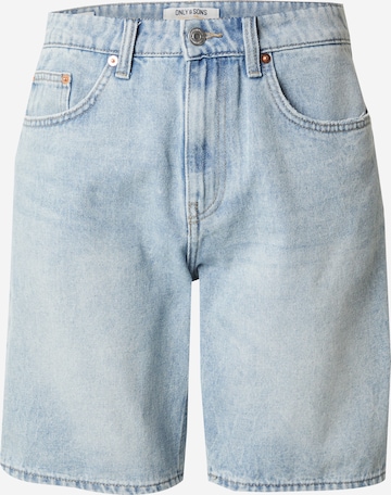 mėlyna Only & Sons Standartinis Džinsai: priekis