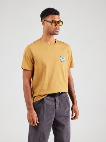 WRANGLER T-Shirt 'GRAPHIC TEE' in Gelb: Vorderseite