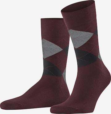 FALKE Socken 'Sensitive Argyle' in Rot: Vorderseite