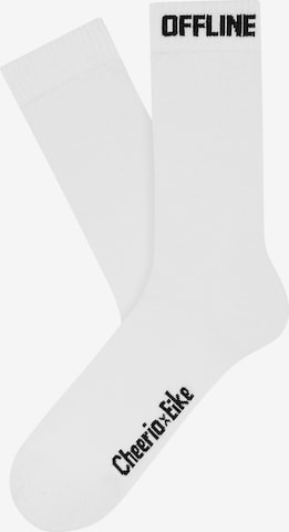 CHEERIO* Socks in White: front