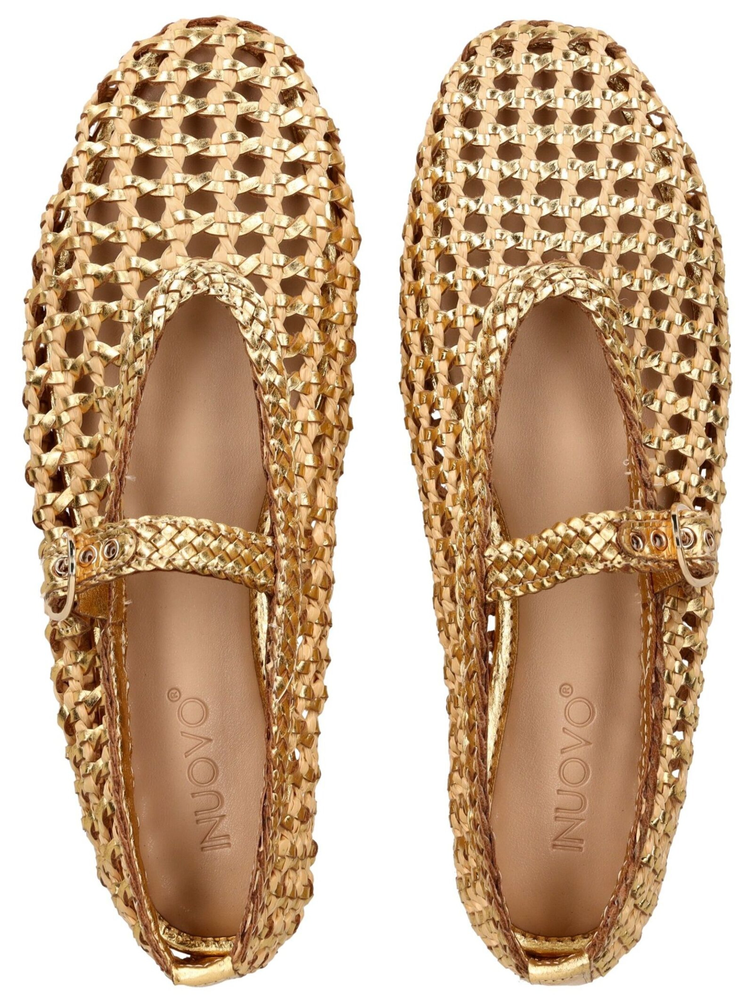 INUOVO Ballerina in Gold