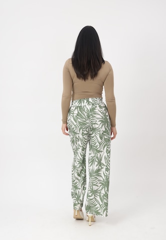 Wide leg Pantaloni di Elara in verde