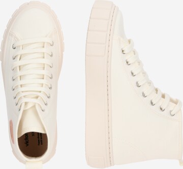 VICTORIA Hög sneaker 'ABRIL' i beige