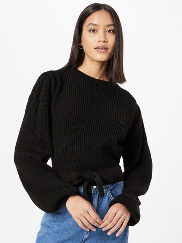 Pull-over Misspap en noir : devant