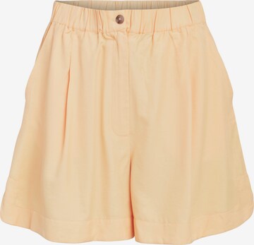 OBJECT Loose fit Pleat-front trousers 'Lagan' in Orange: front