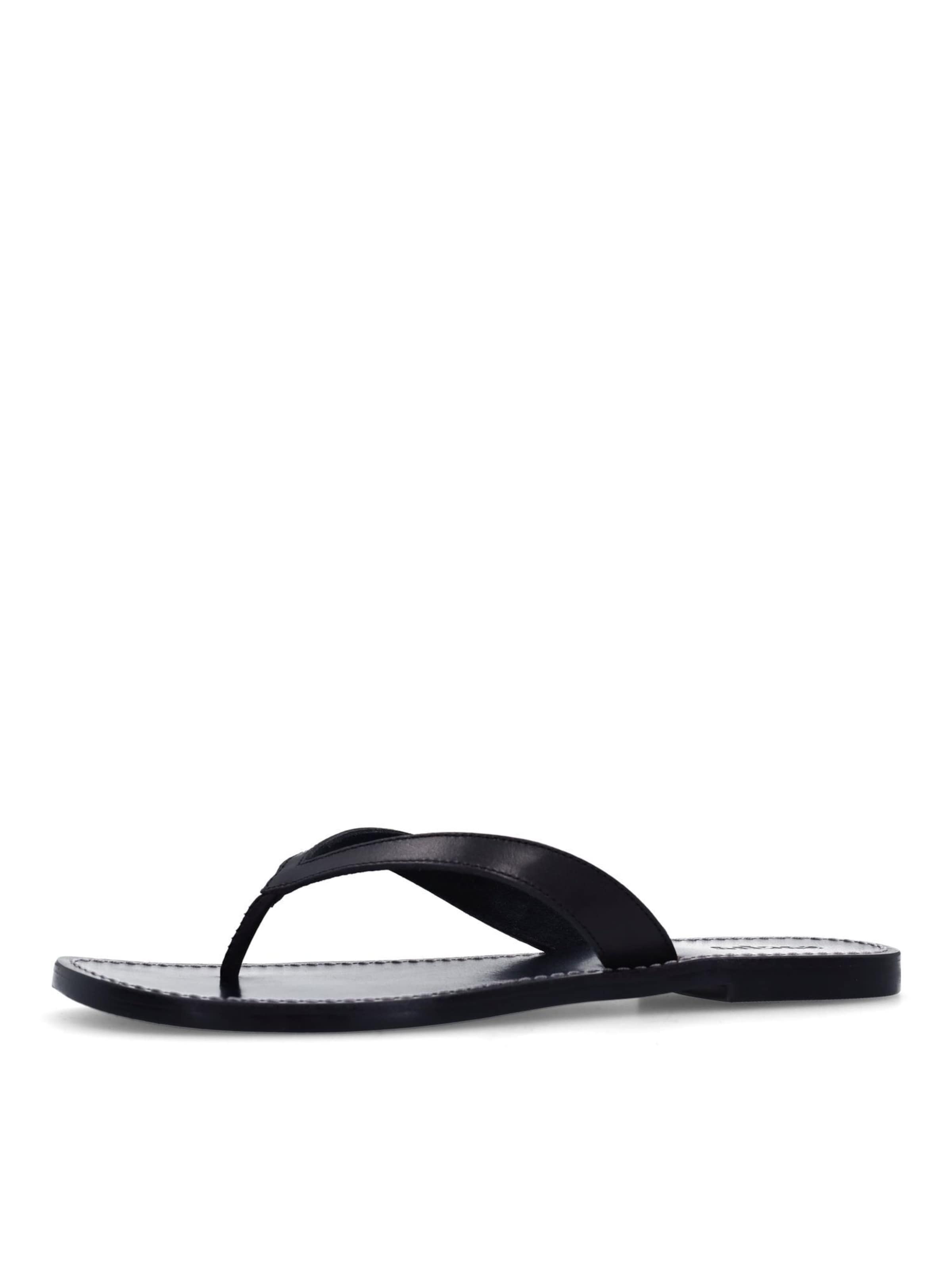 Mule SACHA en noir : devant