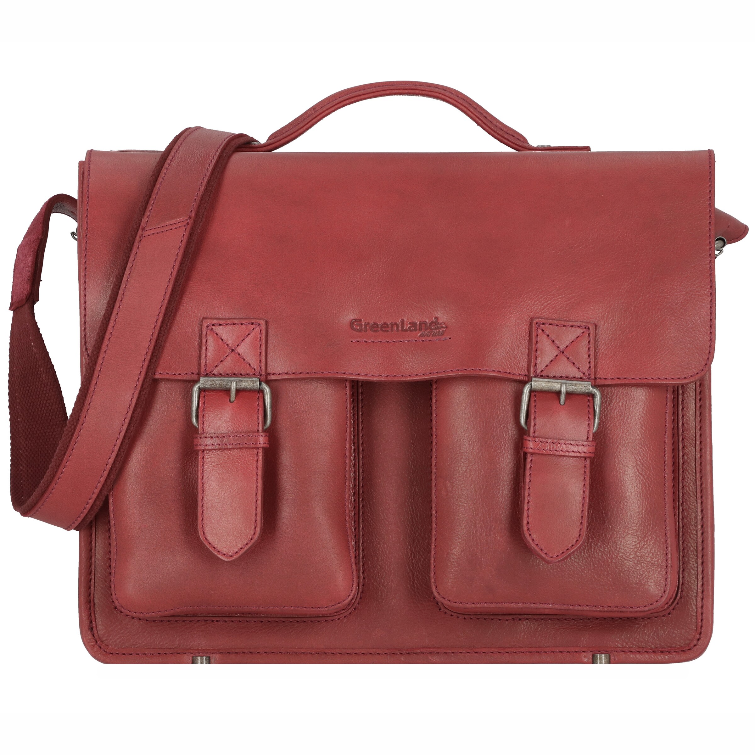 Greenland Nature Document bag in Red: front