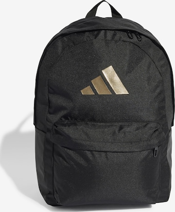melns ADIDAS PERFORMANCE Sporta mugursoma 'Classic': no priekšpuses