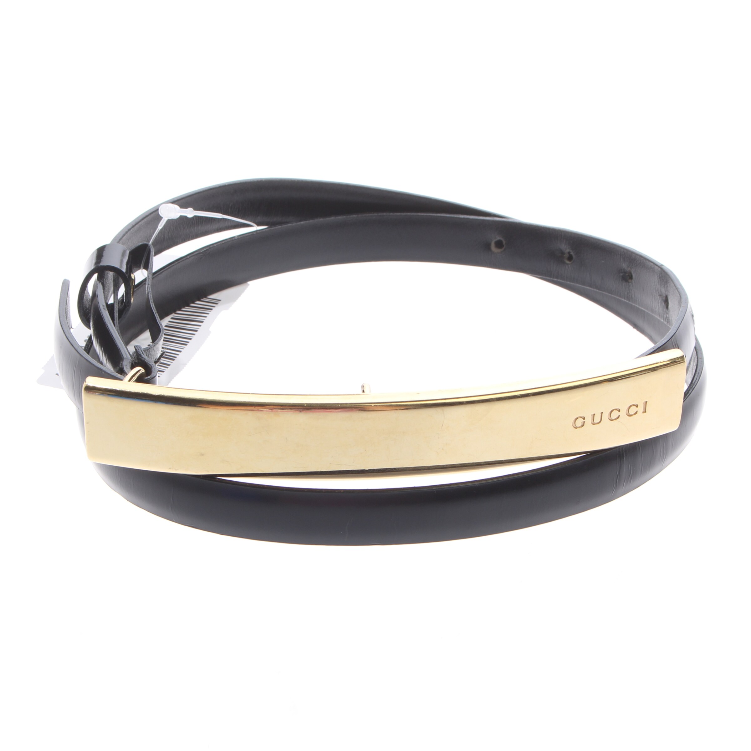 Gucci Gürtel M in Schwarz: Vorderseite