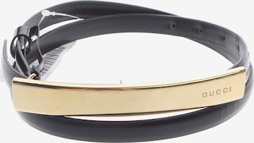 Gucci Gürtel M in Schwarz: Vorderseite