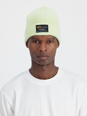ALPHA INDUSTRIES - Gorros em verde: frente