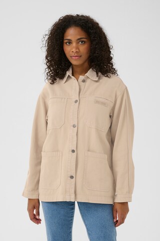 Veste mi-saison 'Orion' Kaffe en beige : devant