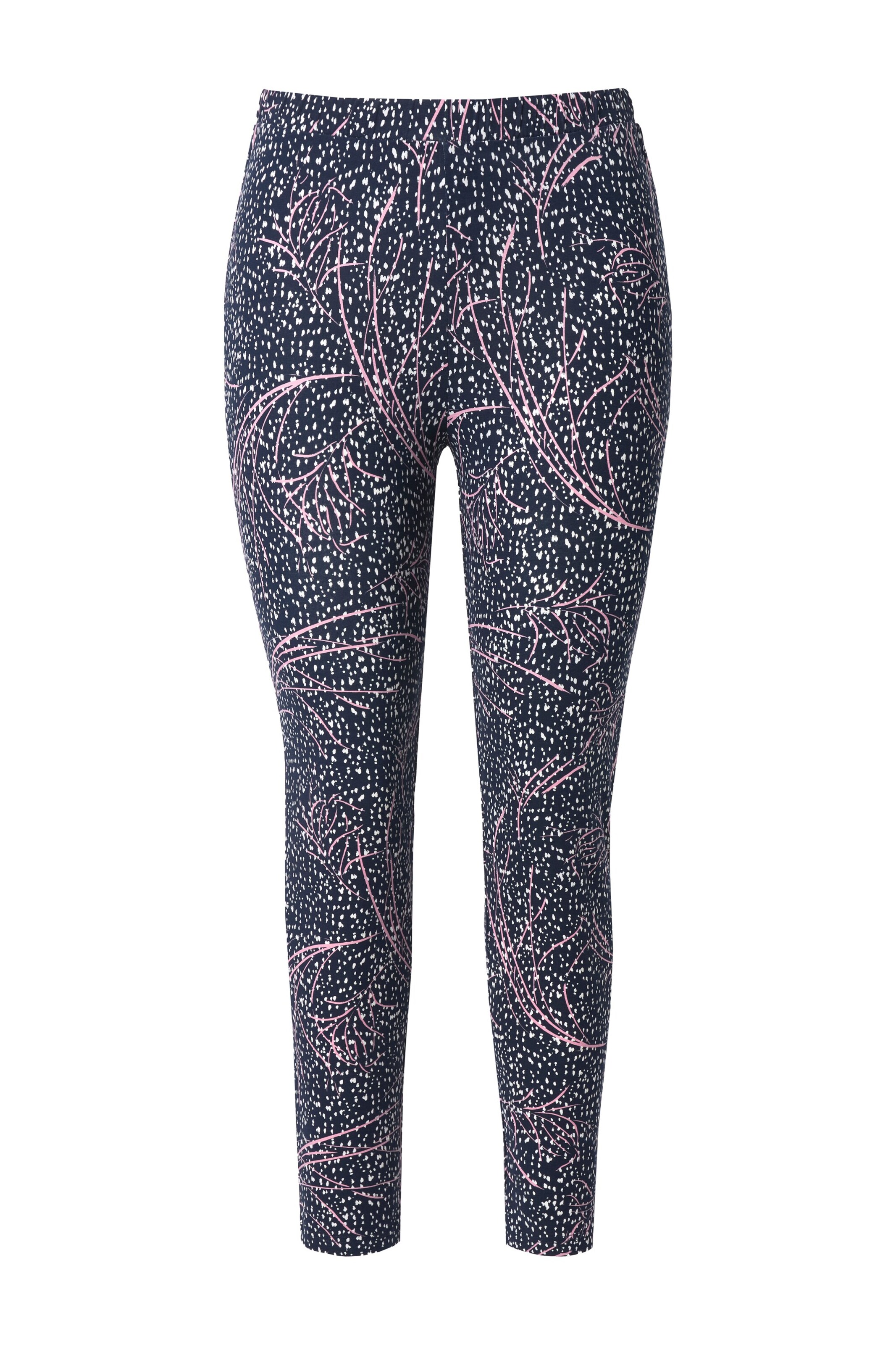 Ulla Popken Skinny Leggings in Blauw: voorkant