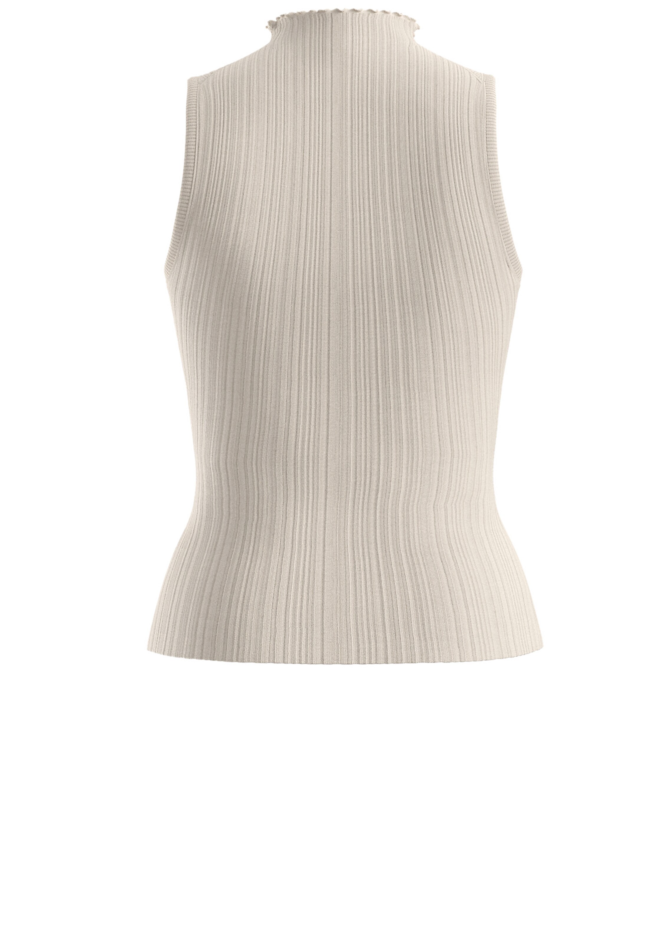 HUGO Stricktop 'Sarepilk' in Beige