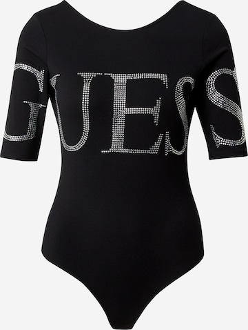 GUESSBodi majica - crna boja: prednji dio