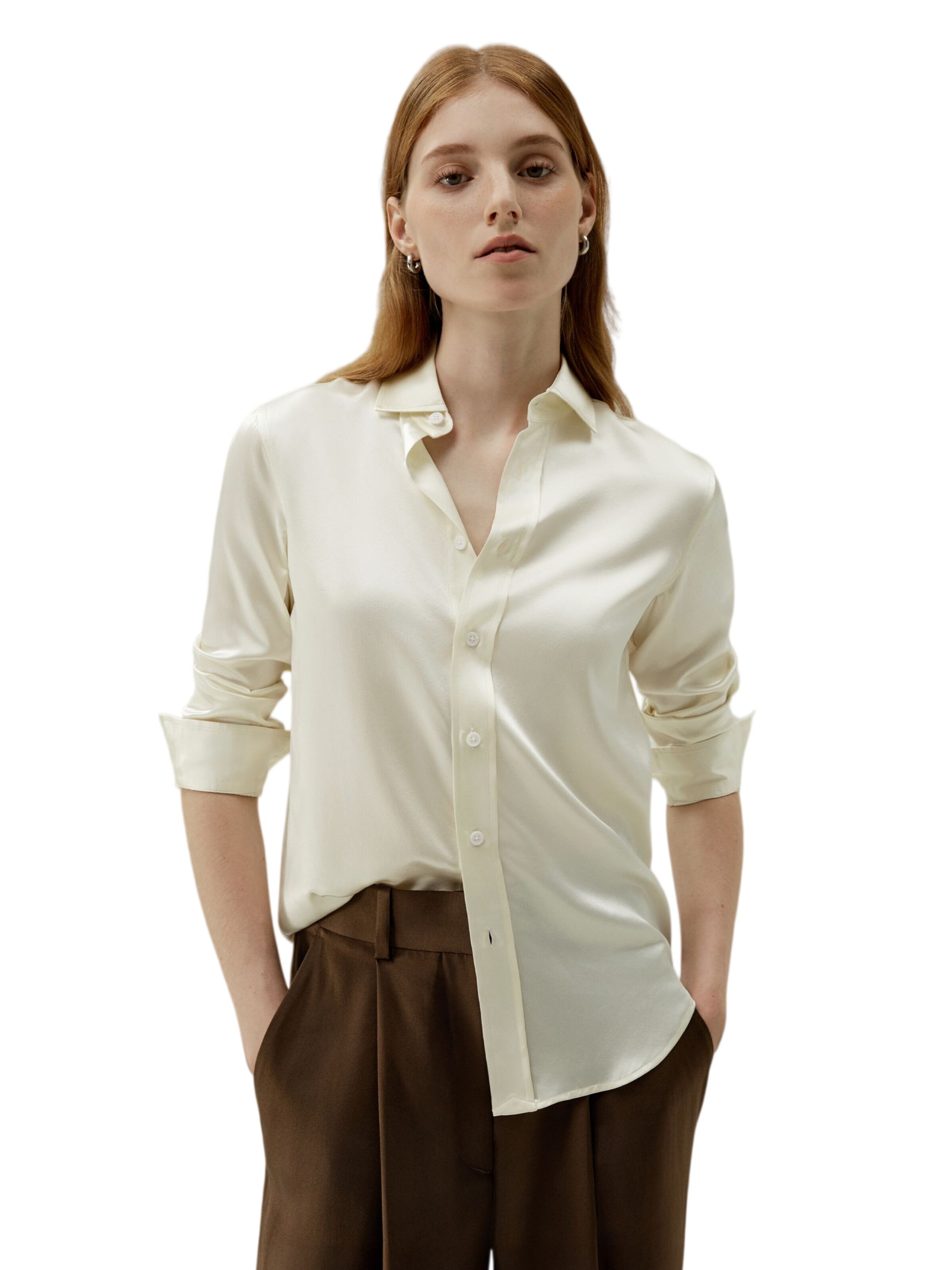 Lilysilk Bluse‌‌‌‌‌‌‌‌ in Weiß: Vorderseite