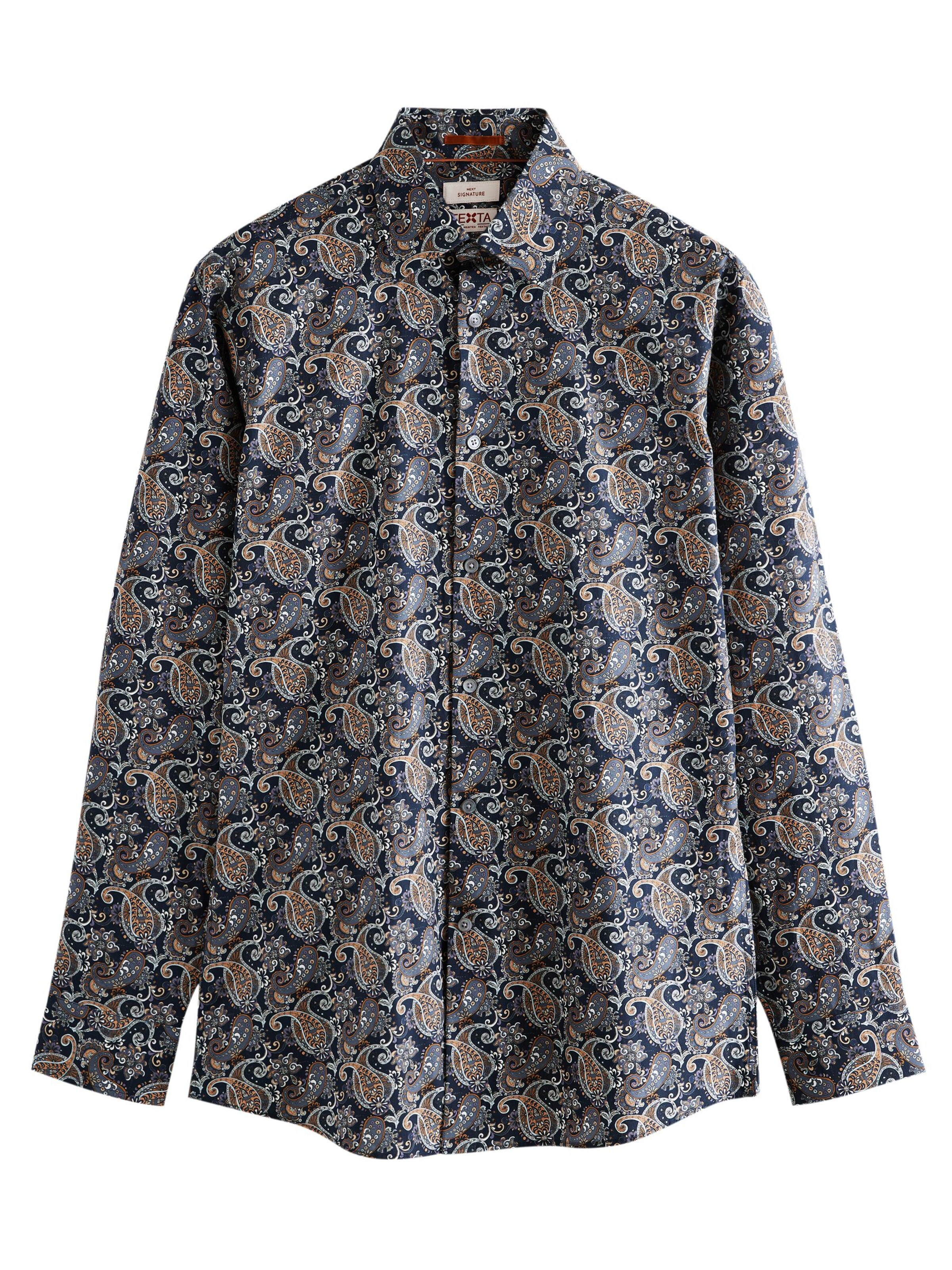 Next Slim fit Koszula w kolorze szary: przód