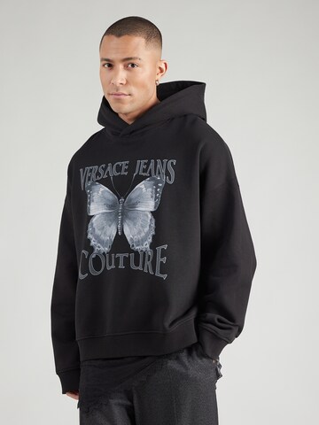 Versace Jeans Couture Sweatjacka i svart: framsida