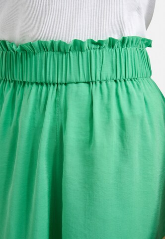 Milano Italy Midirock mit Elastikbund in Grün