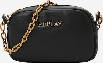 REPLAY - Bolso de hombro en negro: frente