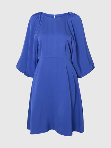 Robe 'SLFLaurina' SELECTED FEMME en bleu : devant