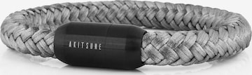 Akitsune Armband 'Portus' in Grau: Vorderseite