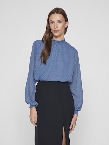 Chemisier 'VIMichelle' VILA en bleu : devant