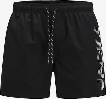 Pantaloncini da bagno 'JPSTMaui' di JACK & JONES in nero: frontale