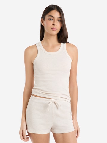 ETAM Pyjamashorts 'Joani' in Beige