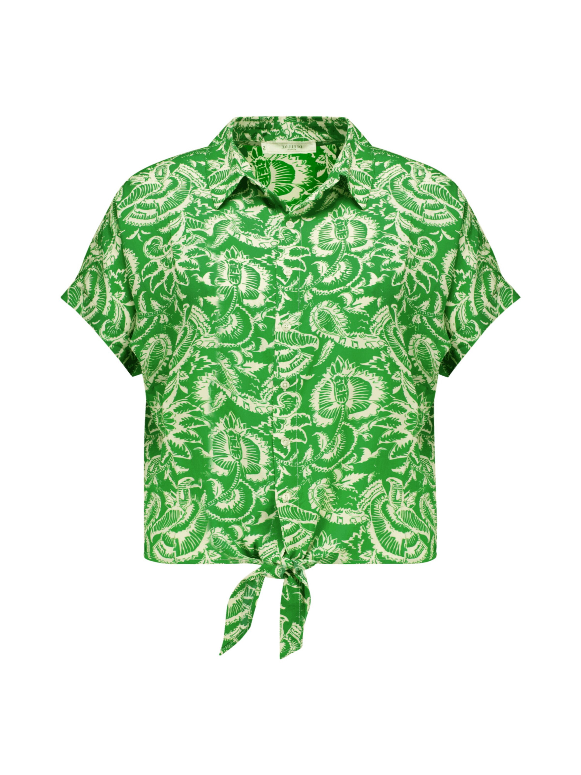 Chemisier 'Badji' Deeluxe en vert : devant