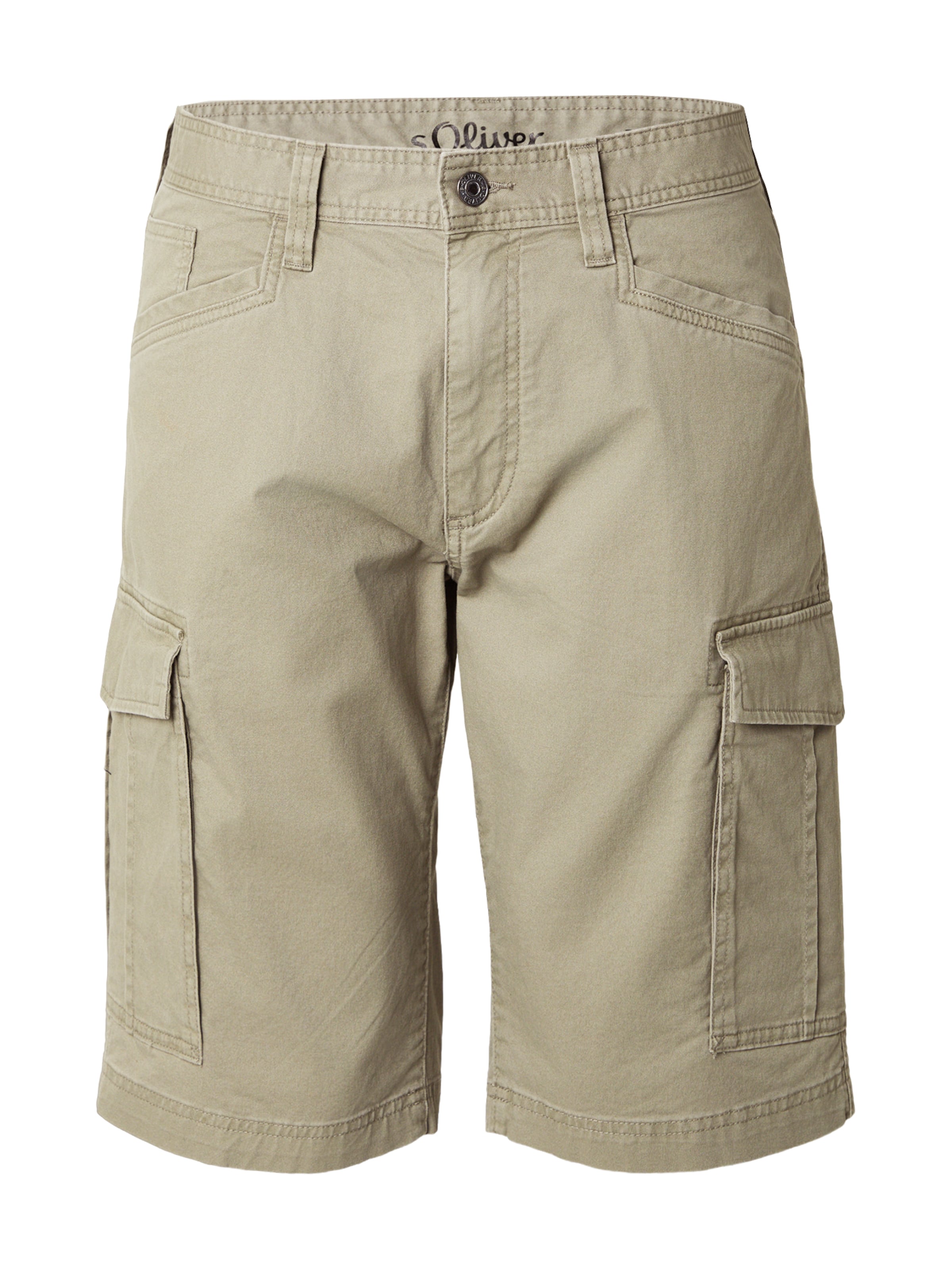 s.Oliver - Pantalón cargo 'File' en verde: frente