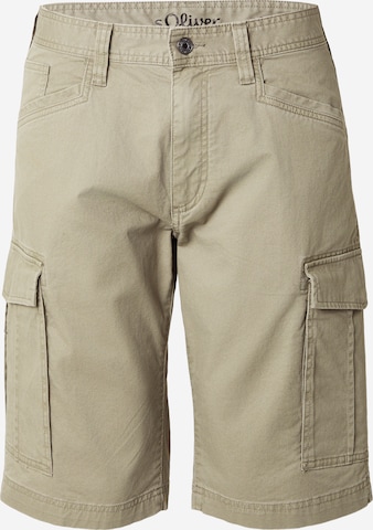 s.Oliver - Pantalón cargo 'File' en verde: frente