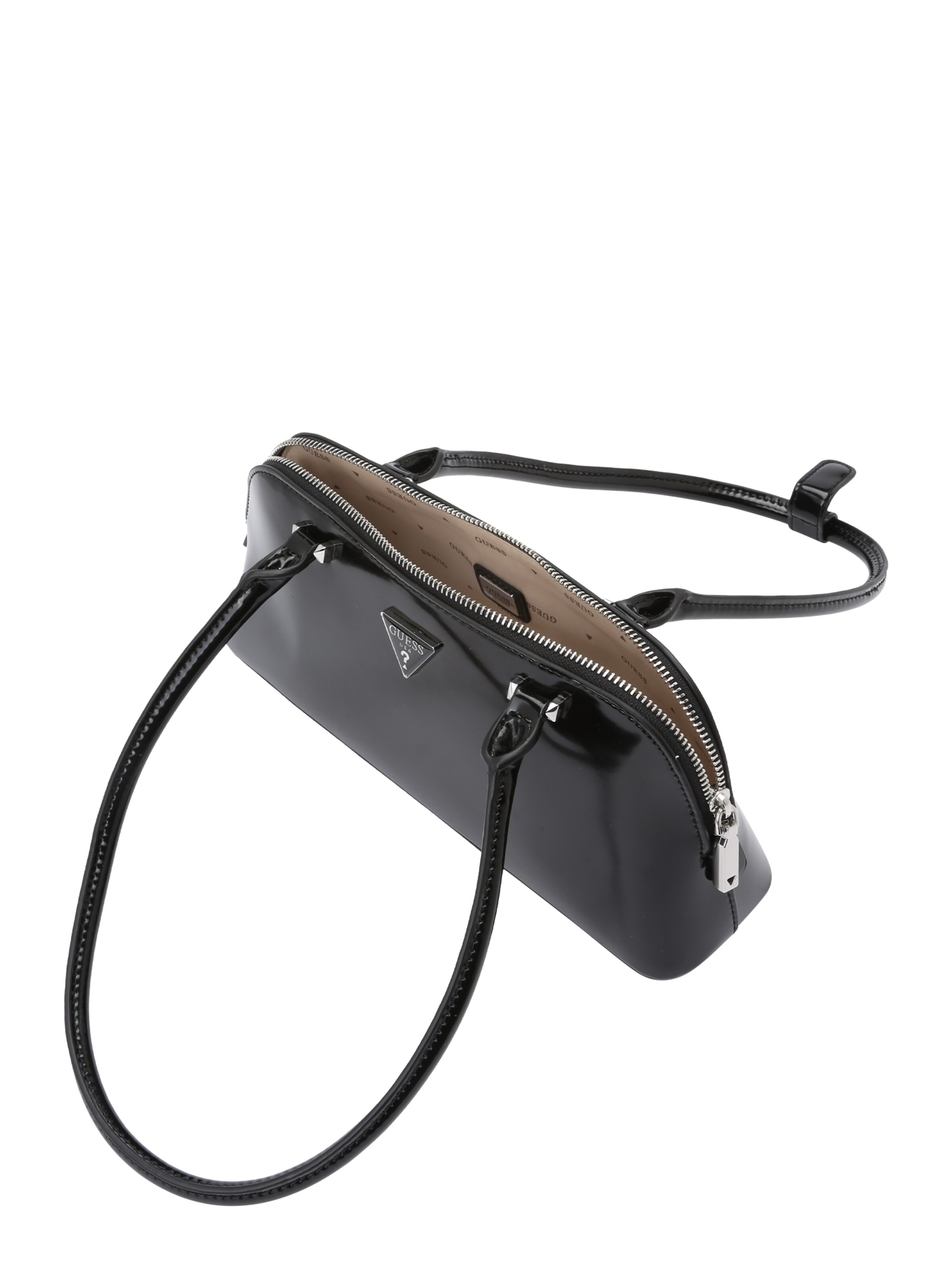 Borsa a spalla 'ARNELA SHOULDER SATCHEL' di GUESS in nero