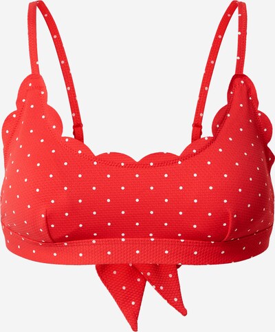 Hunkemöller Bikiniöverdel i röd / vit, Produktvy