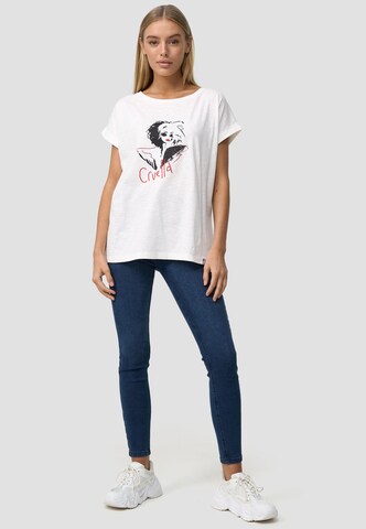 Recovered Shirt 'Cruella Devil Art' in Wit