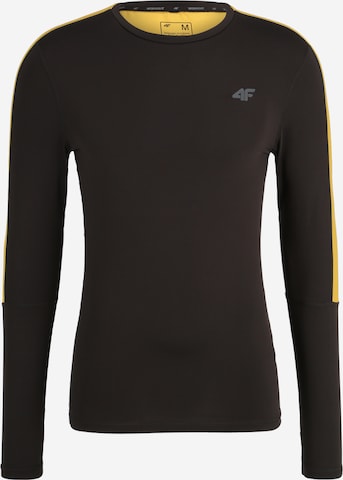 4F Performance Shirt in Black: front