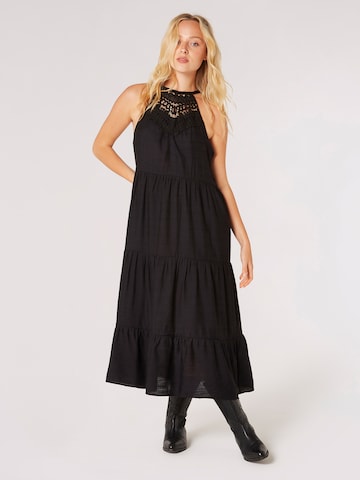 Apricot Dress in Black: front