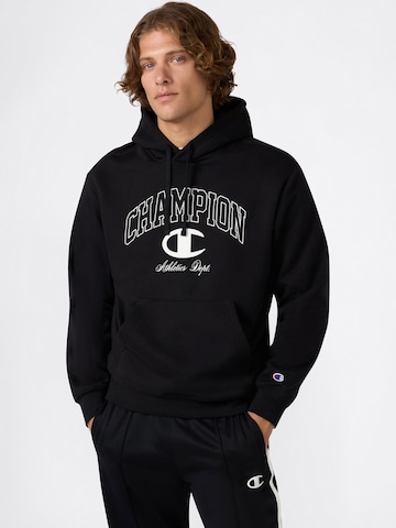 Sweat-shirt Champion Authentic Athletic Apparel en noir : devant