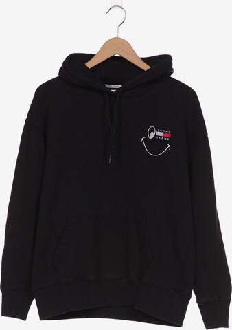 Tommy Jeans Sweatshirt & Zip-Up Hoodie in M in Black: front