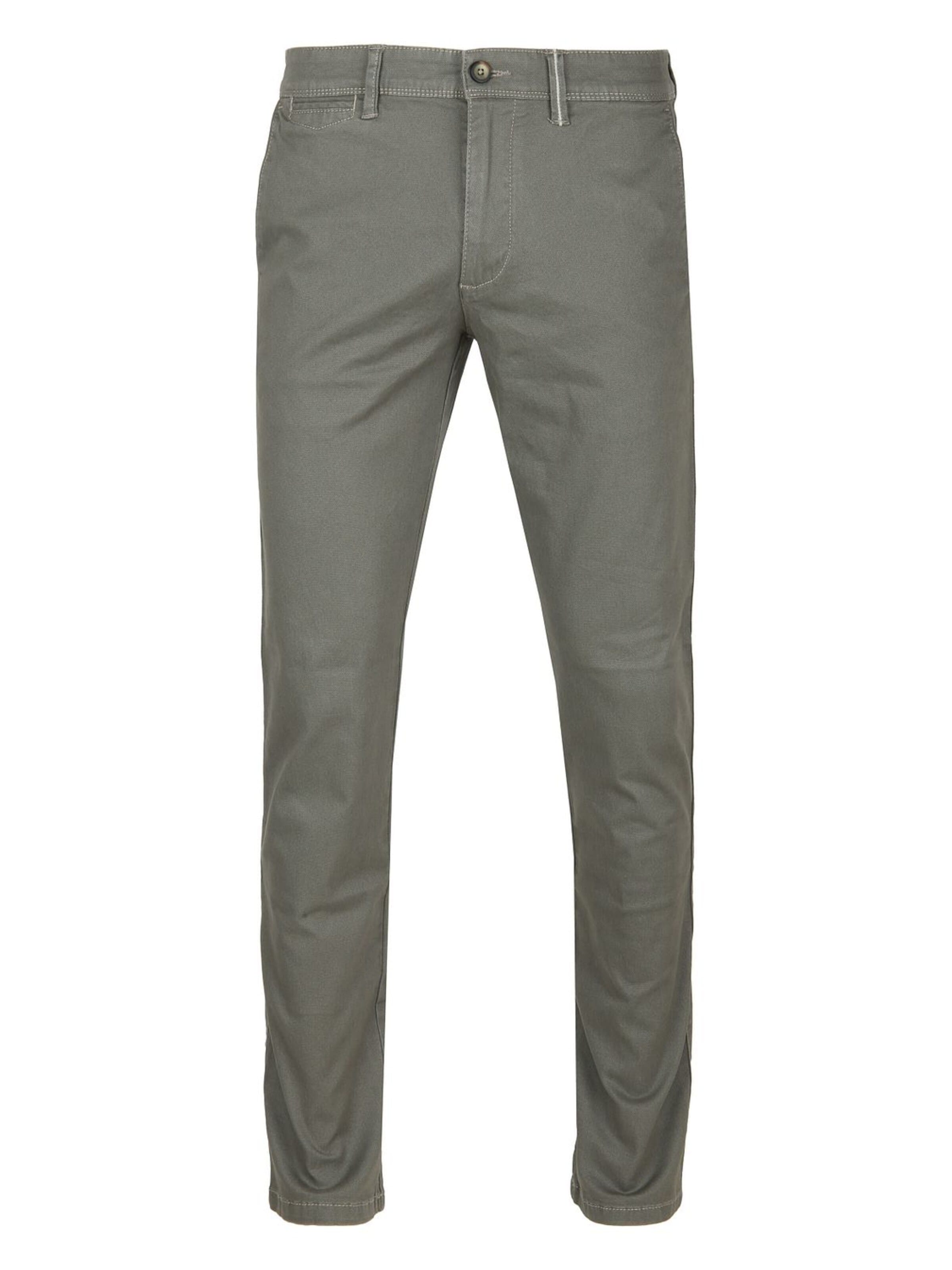 Coupe slim Pantalon chino 'Sartre' Suitable en vert : devant