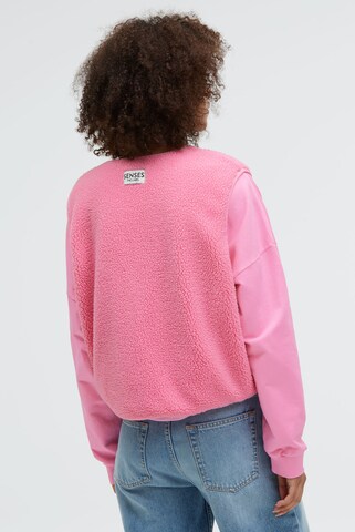 SENSES.THE LABEL Knitted Vest in Pink