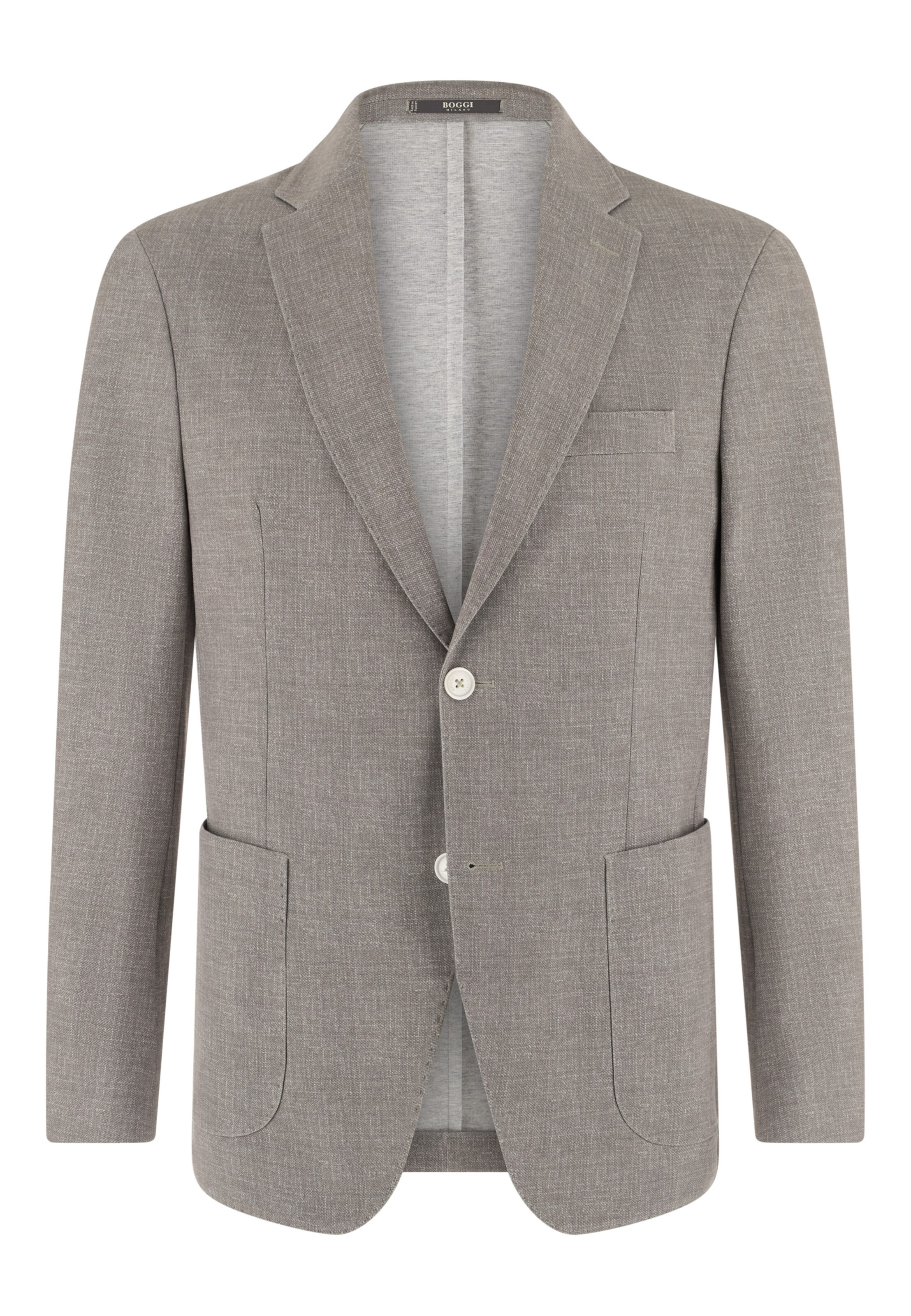 Coupe regular Veste de costume Boggi Milano en gris : devant