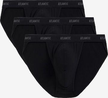 Atlantic Slip 'ATLANTIC' in Schwarz: Vorderseite