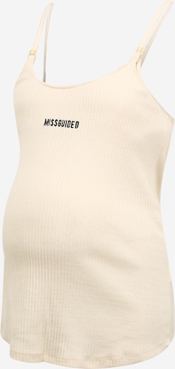Missguided Maternity Top u boja pijeska / crna, Pregled proizvoda