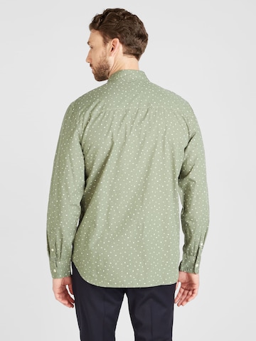 MUSTANG - Regular Fit Camisa 'ELMORE' em verde