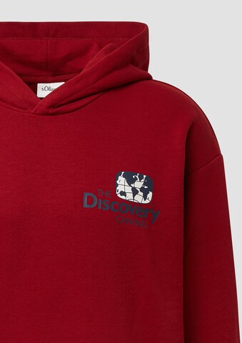 Sweat-shirt s.Oliver en rouge