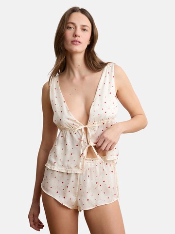 Pantaloncini da pigiama 'Bandana' di ETAM in beige